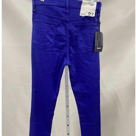 rag & bone High Rise Ankle - Coated Blue - Picture 3 of 7